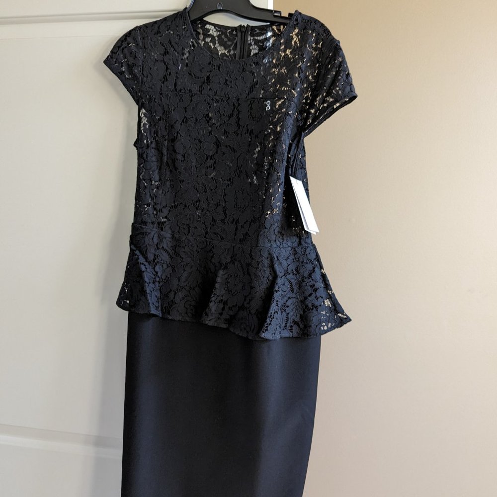 Gravitas - Black Cap Lace Dress NWT